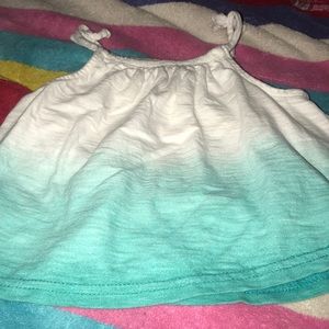 Blue and white tank top size 18-24M